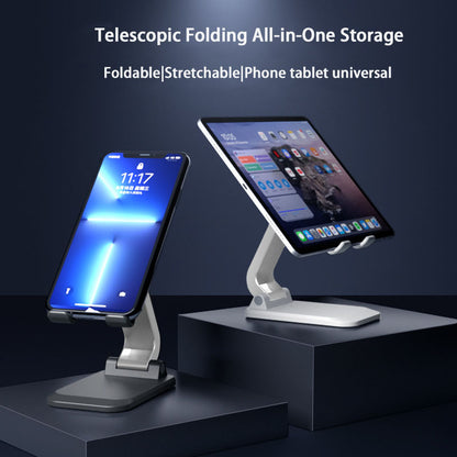 Cell Phone Stand Desktop Live Support Frame Multifunctional Tablet Stand Foldable Retractable Phone Stand